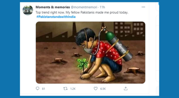 Pakistan's Support to India during Corona Outbreak
