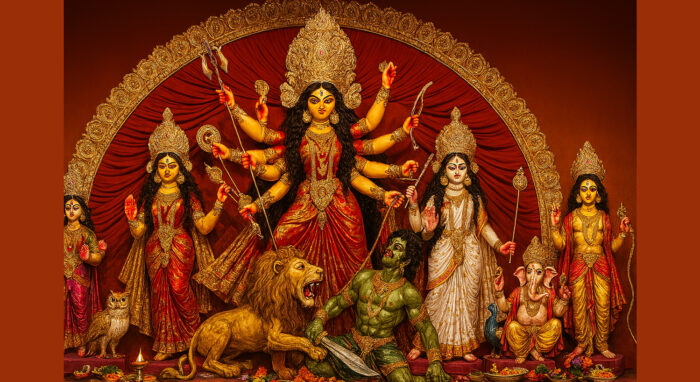 Durga vs Mahishasura