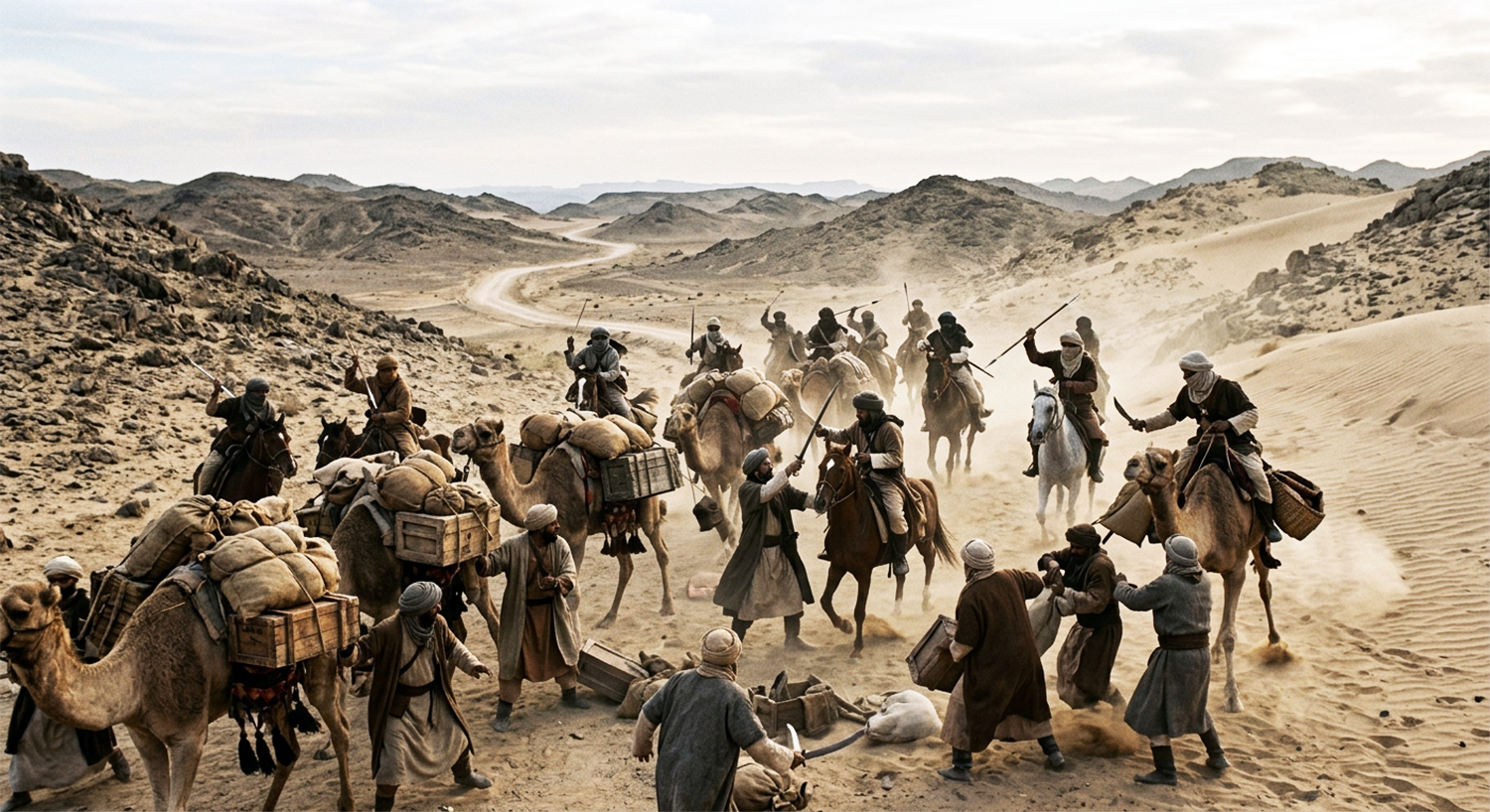 A religion began with desert banditry