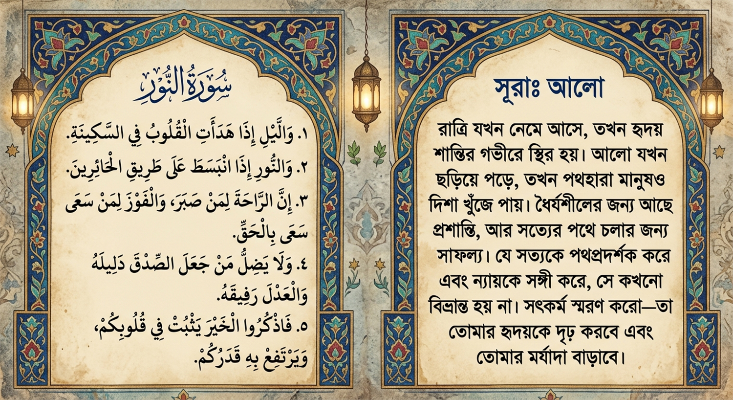 A surah like the Qur’an