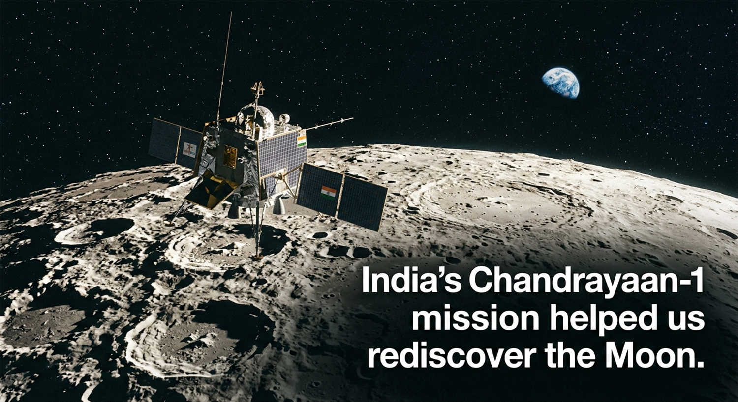 Chandrayaan‑1 helped us rediscover the Moon