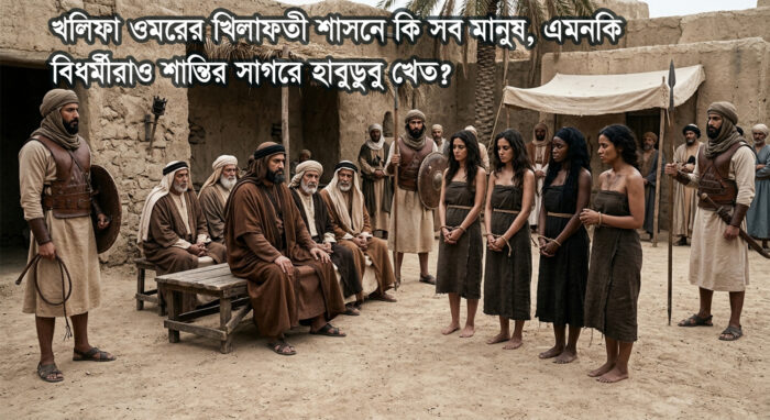 Under the caliphate rule of Caliph Umar, did all people – even non‑believers – drown in an ocean of peace?