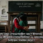 মানুষ কেন পেডোফাইল হয়? ইসলাম ধর্ম কেন ও কীভাবে পেডোফিলিয়া ও ভয়ংকর শিশু নির্যাতন সমর্থন করে?
