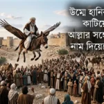 Spending the night in Umm Hani’s house and then meeting Allah in the heavens – he named it Mi’raj